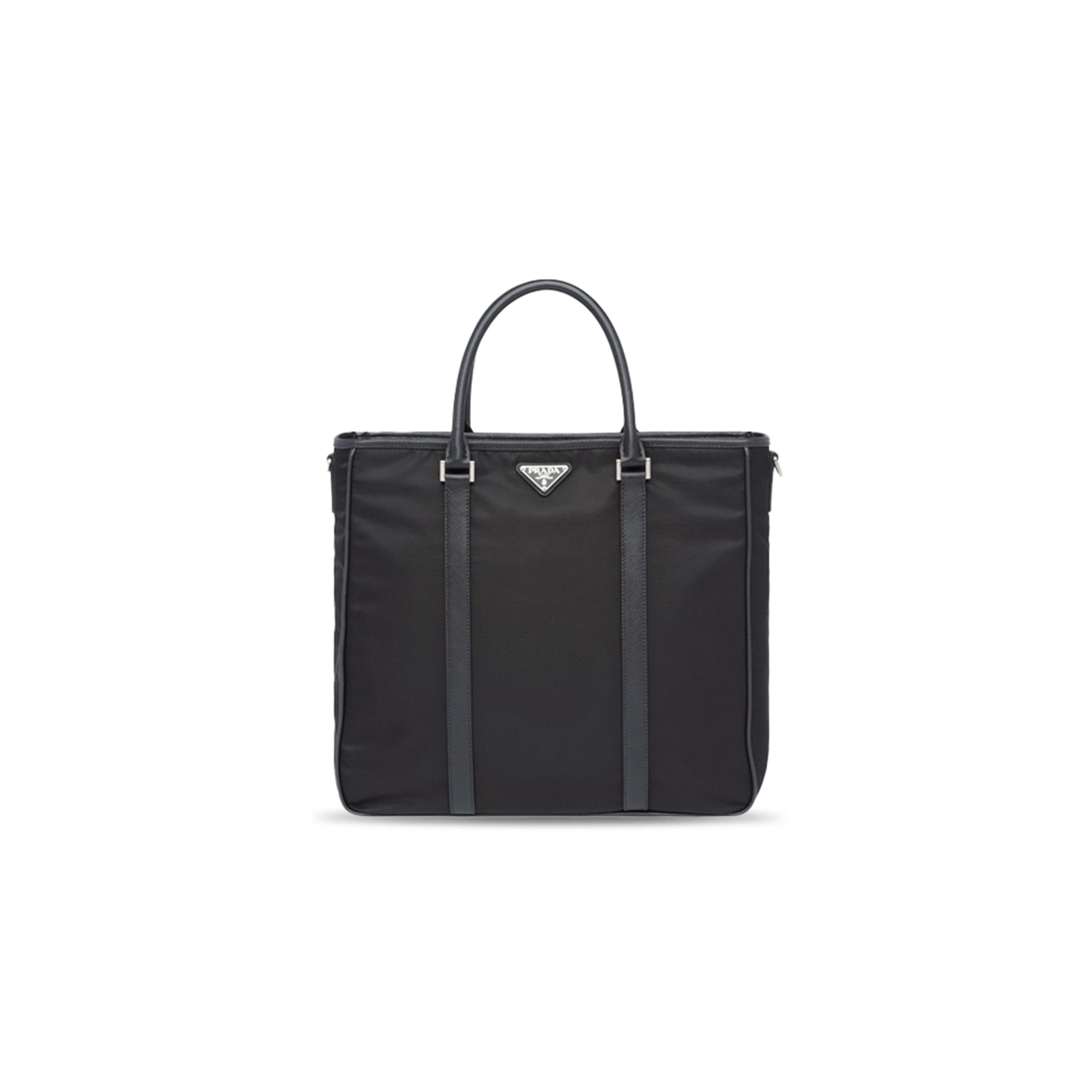 PRADA SAFFIANO LEATHER TRIM AND NYLON HANDLE 2VG034 (36*34*10cm) 